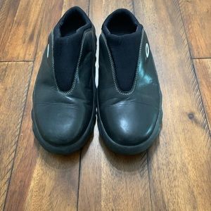 They are Oakley slip on’s that feel great.